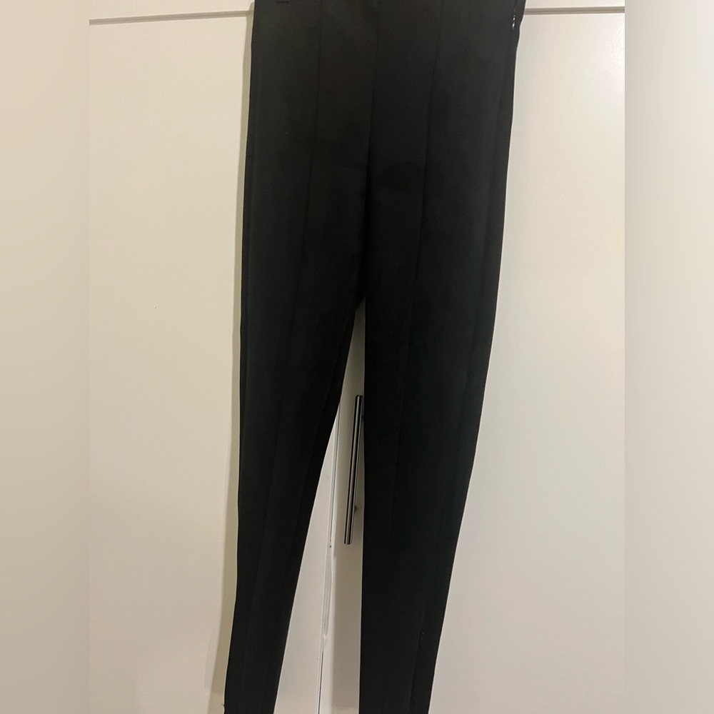 NWT ZARA Black High Rise Leggings Stretch